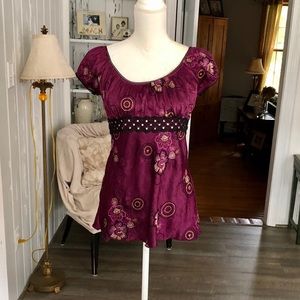 Gorgeous Tie Back Top with Crape Material large